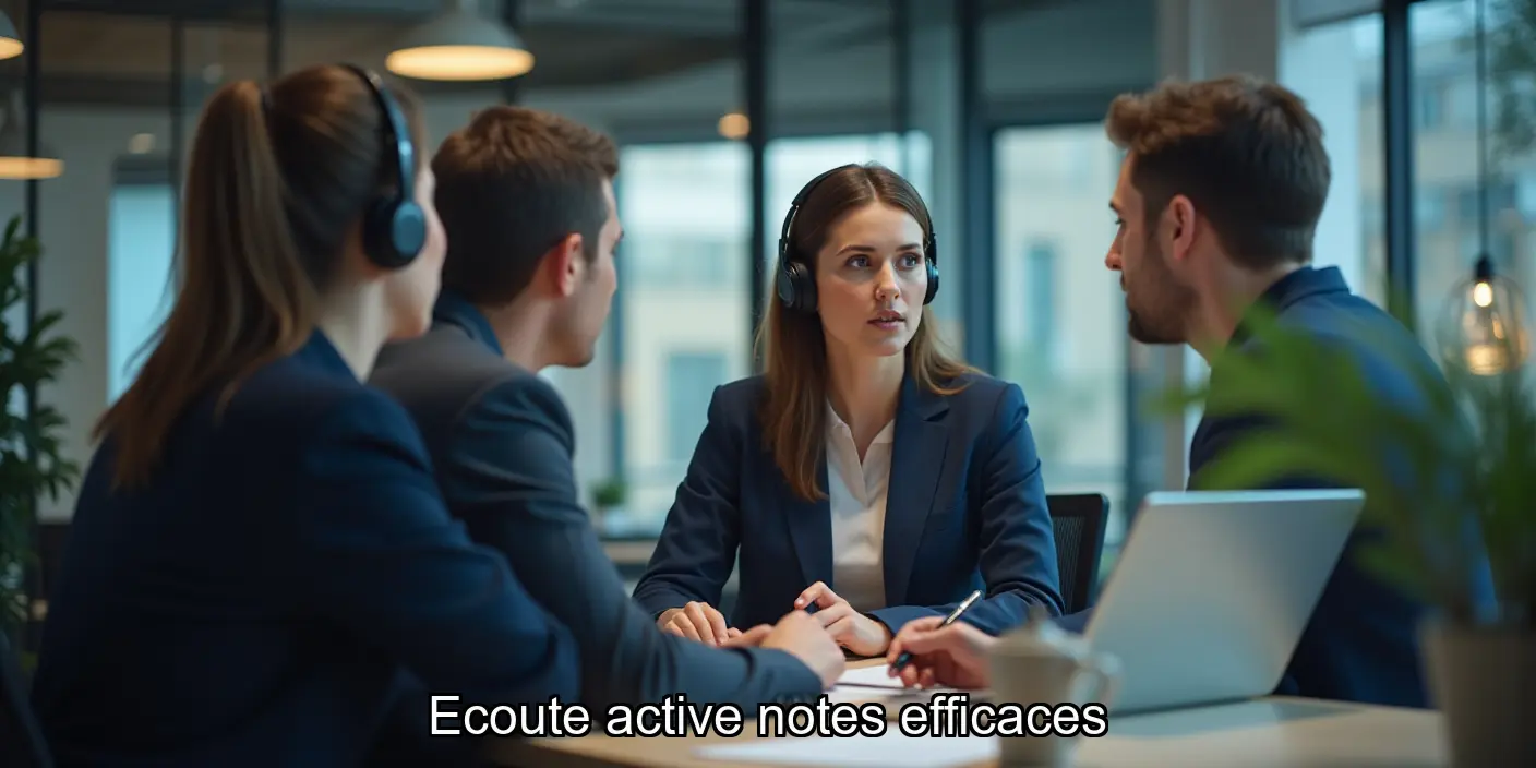 Techniques d’écoute active et de prise de notes
