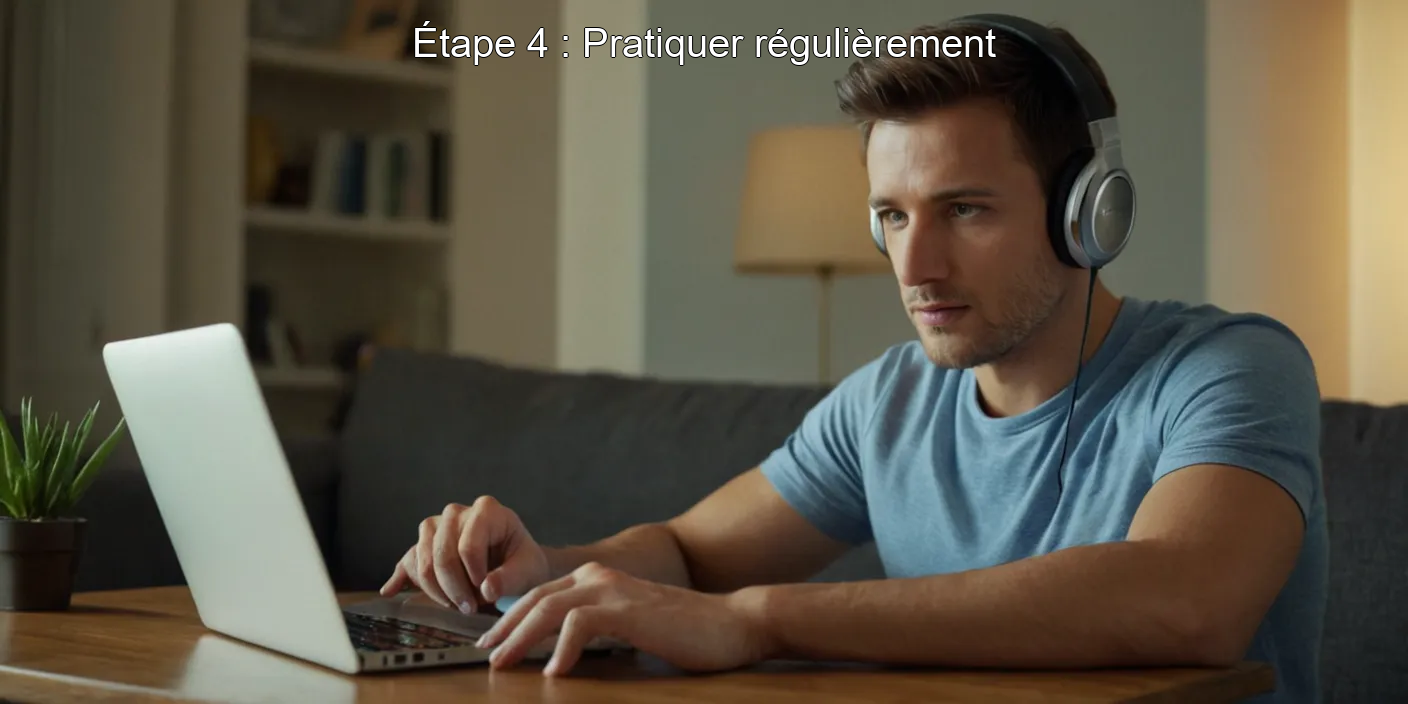 Étape 4 : Pratiquer régulièrement