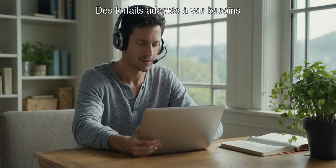 Des forfaits adaptés à vos besoins