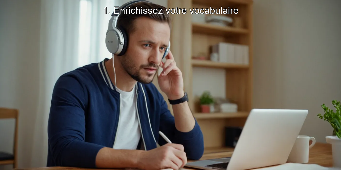 1. Enrichissez votre vocabulaire